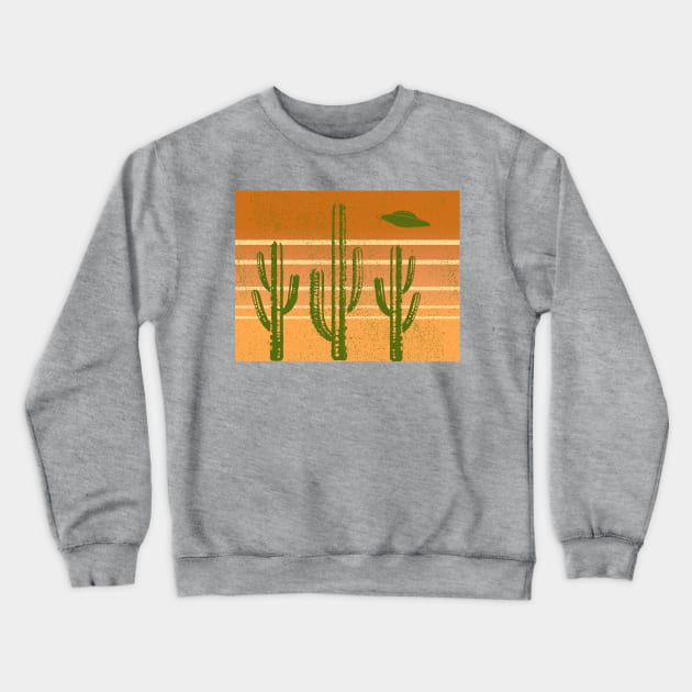 desert ufo Crewneck Sweatshirt by Sharayah